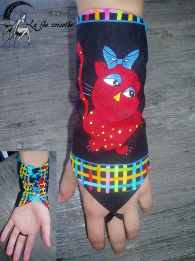 Mitaine fée corsetée