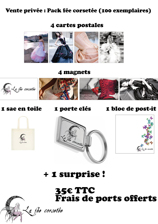 pack-shot fée corsetée