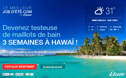 Pour voter  : http://www.lemeilleurjobdete.com/participante/nadia-a/